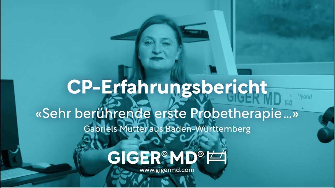 CP-Erfahrungsbericht: Gabriels Mutter über die erste Probetherapie mit GIGER MD
